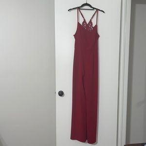 Womens Red jumpsuit